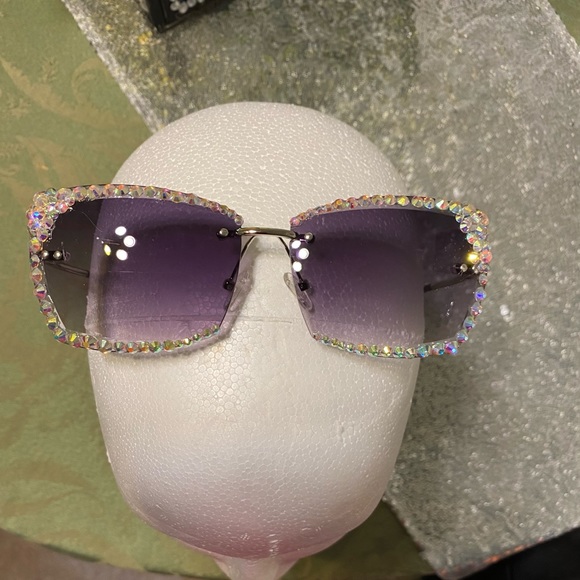 Bling Rhinestone Sunglasses - Picture 4 of 5